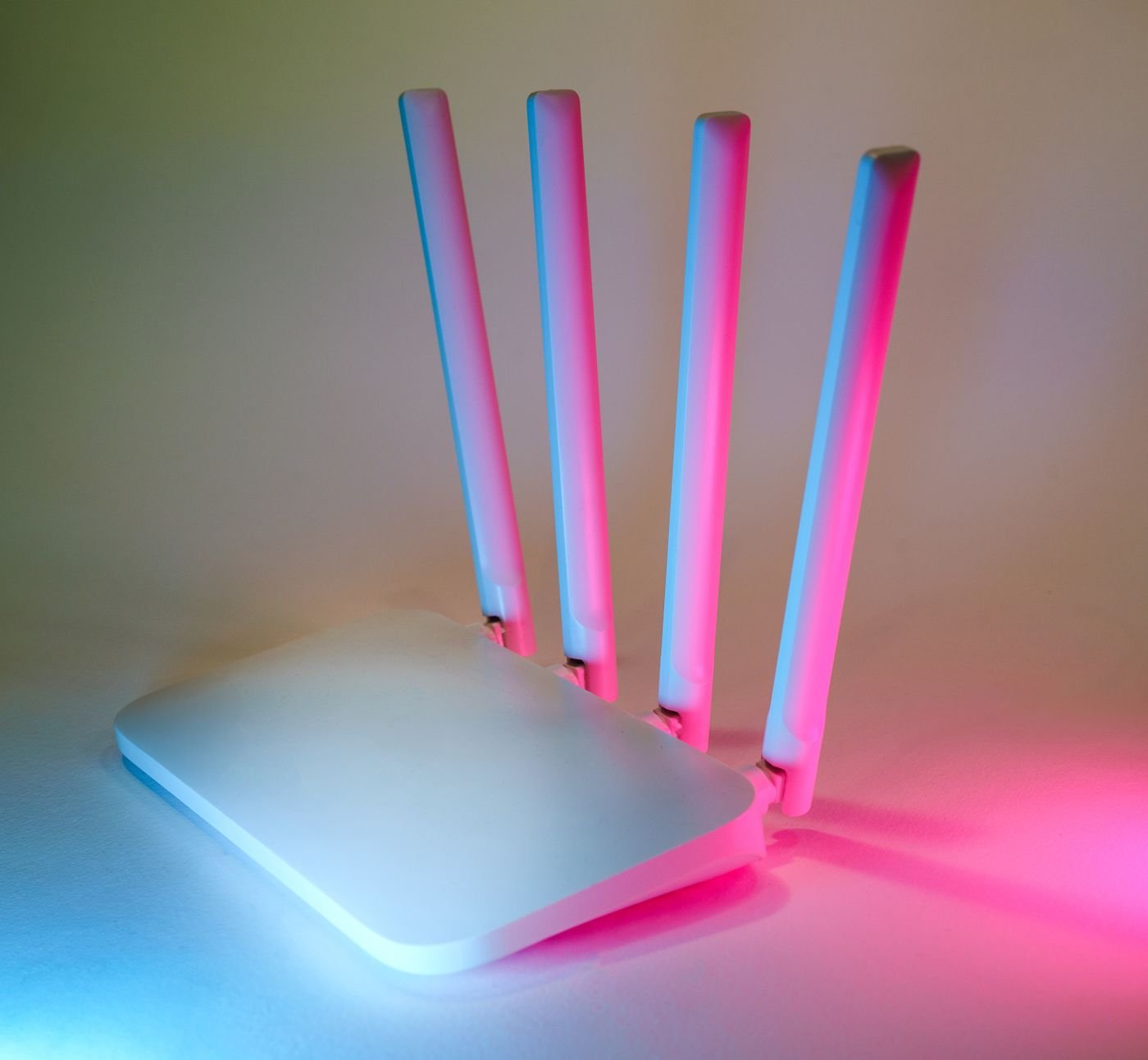 A modern wireless network router device